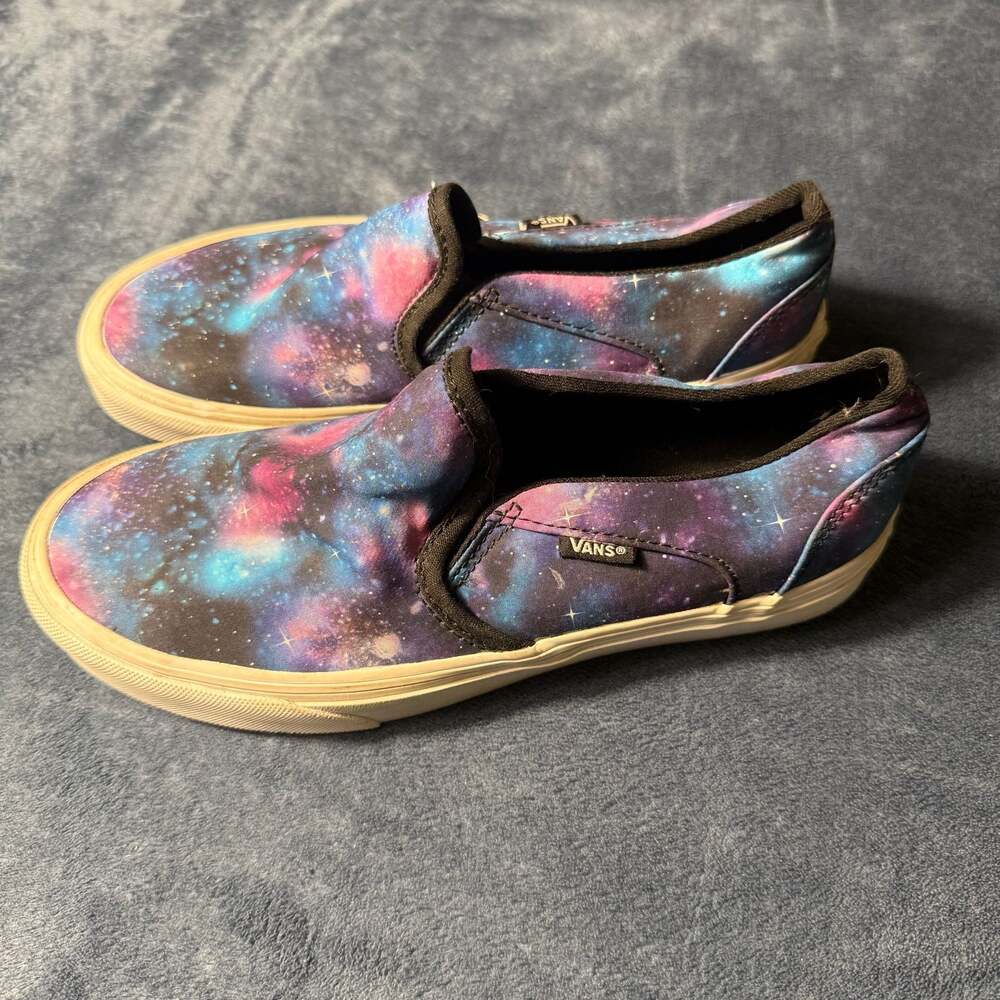 Vans Asher Galaxy Print Classic Slip-On Sneakers
